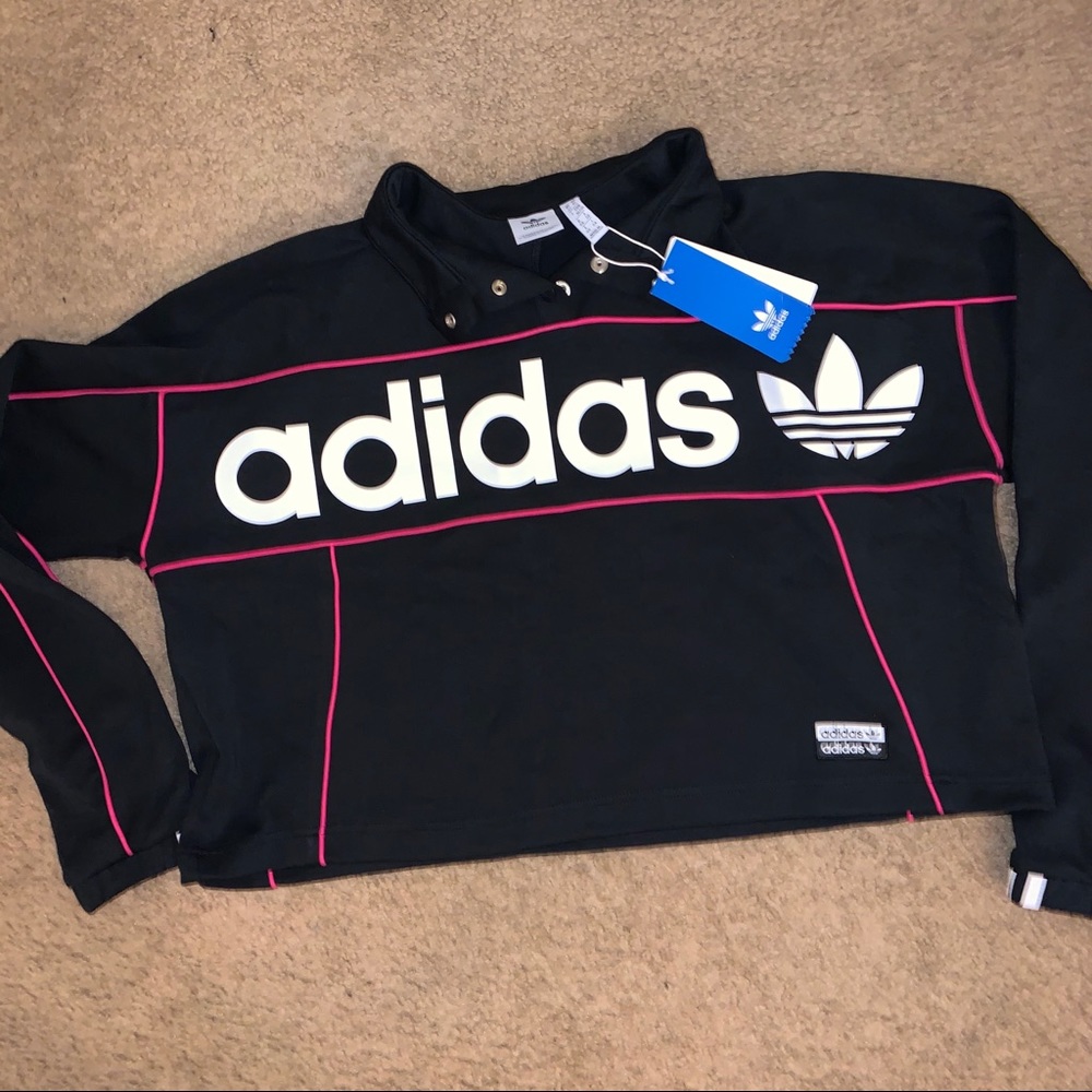 Black adidas sweater